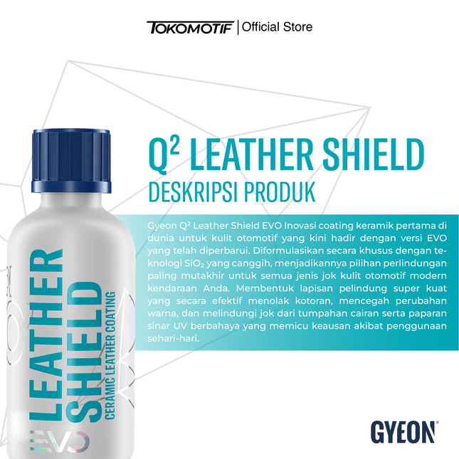 Gyeon Q2 Leather Shield Evo 50 ml - Coating Kulit