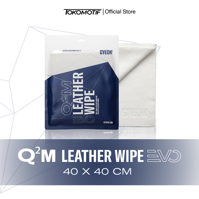 Gyeon Q2M Leather Wipe Evo 2 Pack 40x40 cm - Microfiber