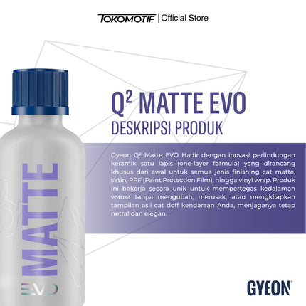 Gyeon Q2 Matte Evo 50 ml - Coating