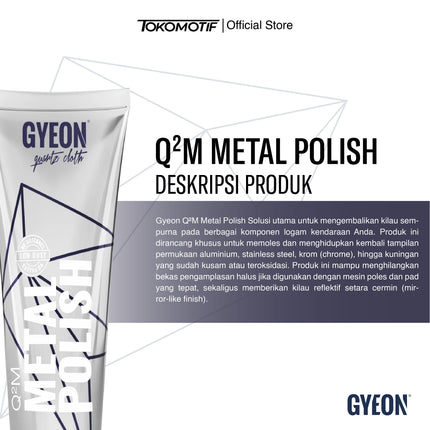 Gyeon Q2M Metal Polish 120 ml - Kompon Poles Besi