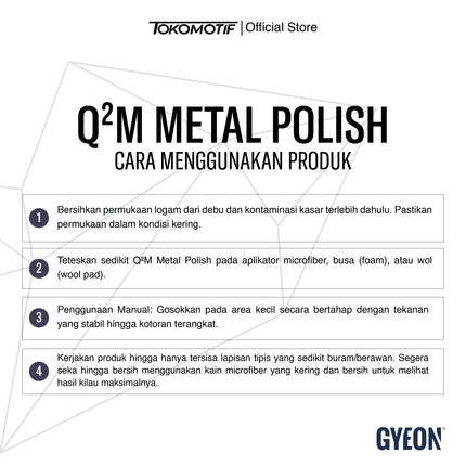 Gyeon Q2M Metal Polish 120 ml - Kompon Poles Besi