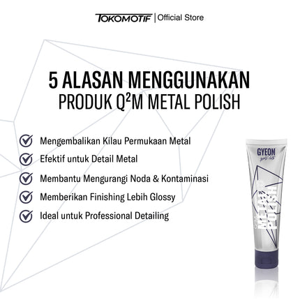 Gyeon Q2M Metal Polish 120 ml - Kompon Poles Besi