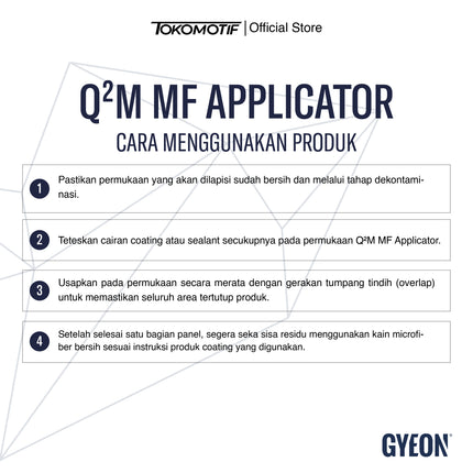 Gyeon Q2M MF Applicator 2 Pack - Aplikator