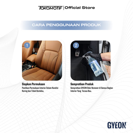 Gyeon Q2M Odor Remover 500ml - Cairan Penghilang Bau