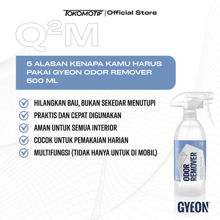 Gyeon Q2M Odor Remover 500ml - Cairan Penghilang Bau