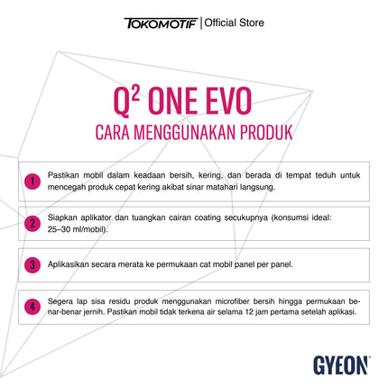 Gyeon Q2 One Evo 50 ml - Coating