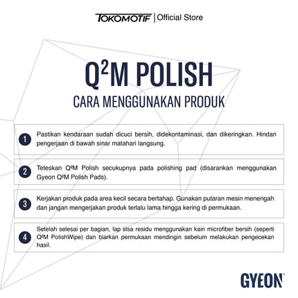 Gyeon Q2M Polish 120-1000 ml - Kompon Poles
