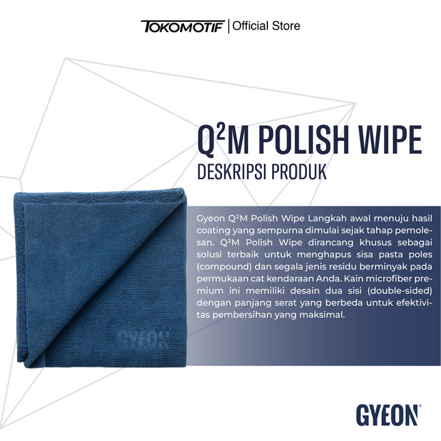 Gyeon Q2M Polish Wipe 40x40 cm - Microfiber