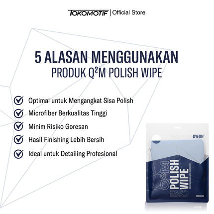 Gyeon Q2M Polish Wipe 40x40 cm - Microfiber
