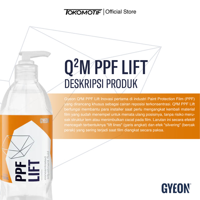 Gyeon Q2M PPF Lift 500 ml - Cairan Pelumas PPF