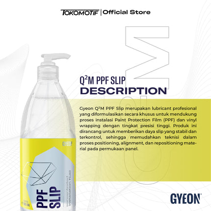 Gyeon Q2M PPF Slip 1000 ml - Cairan Pelumas PPF