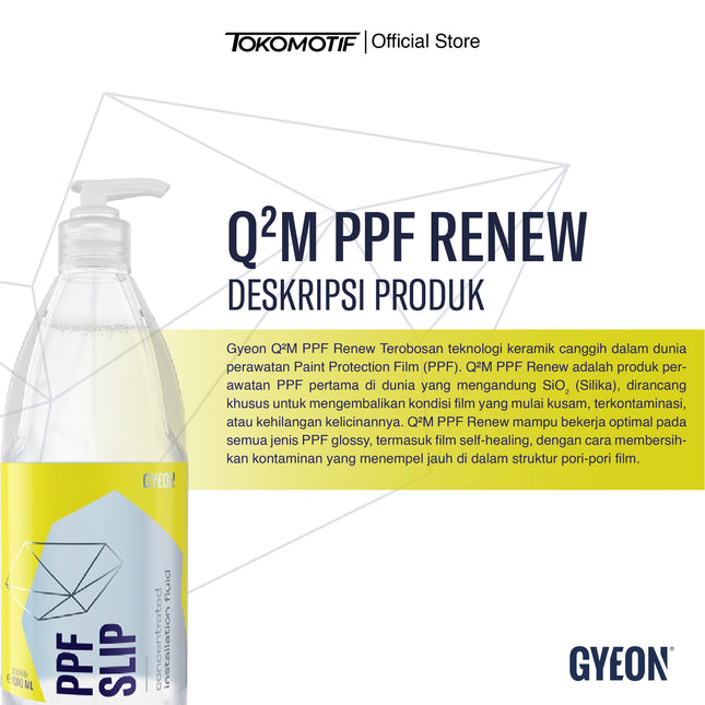 Gyeon Q2M PPF Slip 1000 ml - Cairan Pelumas PPF