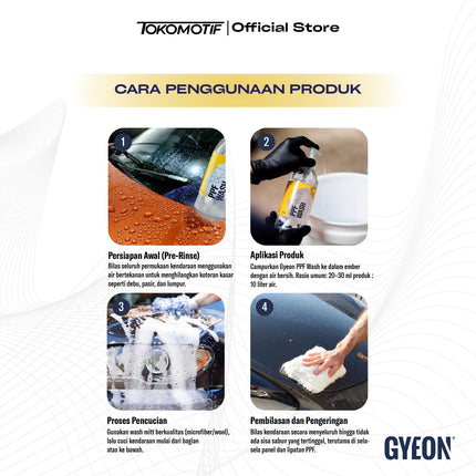 Gyeon Q2M PPF Wash 500 ml - Shampo PPF
