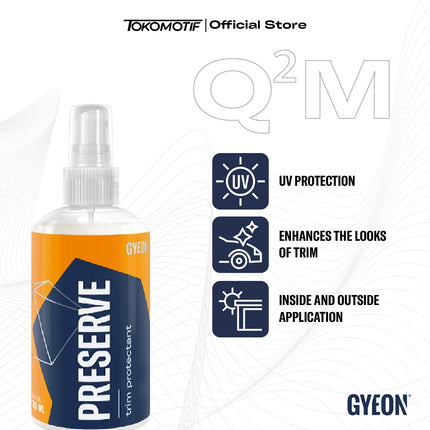 Gyeon Q2M Preserve 250 ml - Cairan Perawatan Plastik