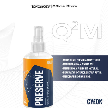Gyeon Q2M Preserve 250 ml - Cairan Perawatan Plastik
