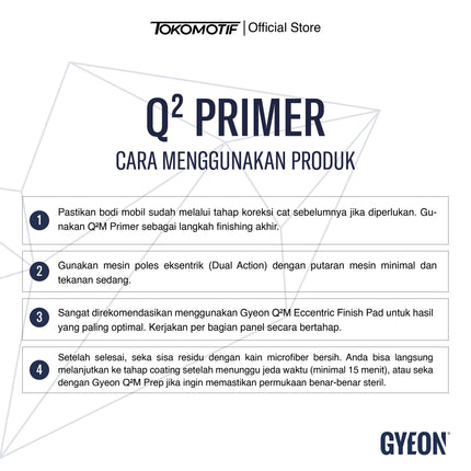 Gyeon Q2 Primer 120-1000 ml - Kompon Poles
