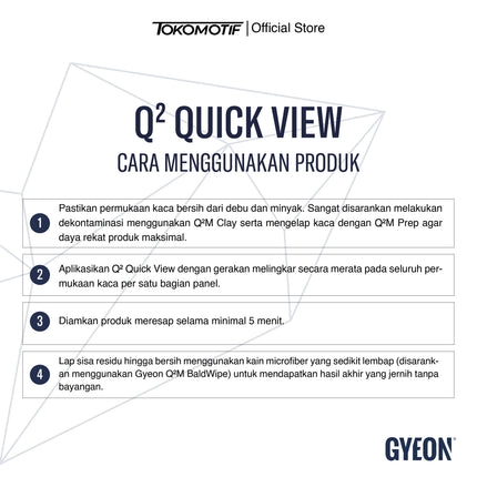 Gyeon Q2 Quick View 120 ml - Coating Kaca