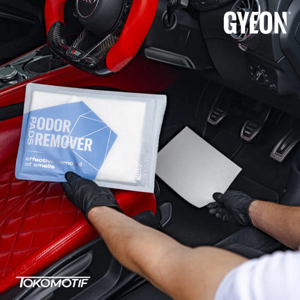 Gyeon Q²M Odor Remover Pads 4 Pack Penghilang Bau Mobil Kapal Kantor Rumah Permanen Segar