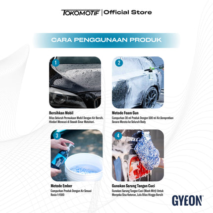 Gyeon Q2M Restart Wash 500-1000 ml - Shampo
