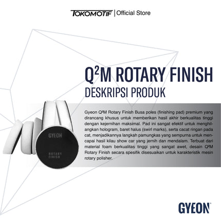 Gyeon Q2M Rotary Finish 145mm x 25mm - Pad Poles