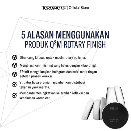 Gyeon Q2M Rotary Finish 145mm x 25mm - Pad Poles