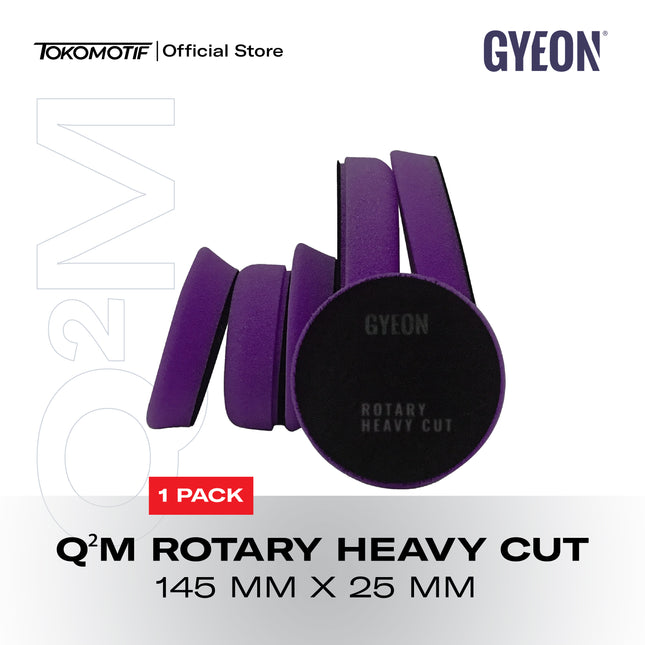 Gyeon Q2M Rotary Heavy Cut 145mm x 25mm 1 & 2-pack - Pad Poles