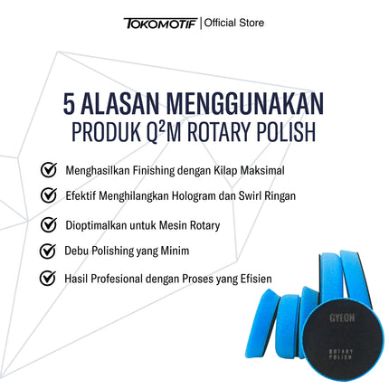 Gyeon Q2M Rotary Polish 145mm x 25mm 1 & 2-pack - Pad Poles