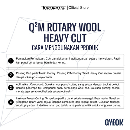 Q²M Rotary Wool Heavy Cut 130 mm/180mm