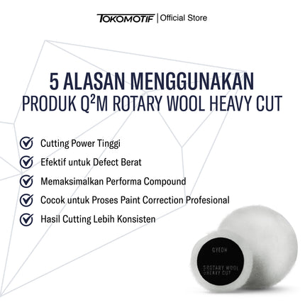 Q²M Rotary Wool Heavy Cut 130 mm/180mm