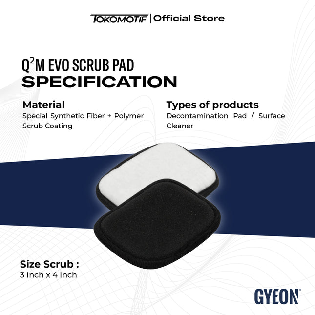 Gyeon Q2M Scrub Pad Evo - Aplikator Pembersih