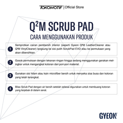 Gyeon Q2M Scrub Pad Evo - Aplikator Pembersih