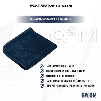 Gyeon Q2M Silk Dryer Evo 50x55 cm - Microfiber