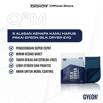Gyeon Q2M Silk Dryer Evo 50x55 cm - Microfiber