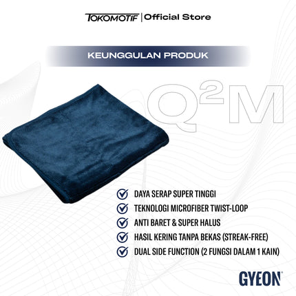 Gyeon Q2M Silk Dryer Evo 70x90 cm - Microfiber