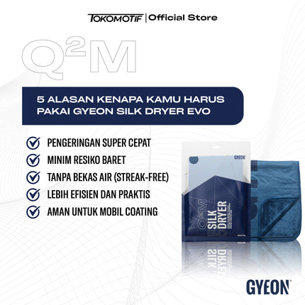 Gyeon Q2M Silk Dryer Evo 70x90 cm - Microfiber