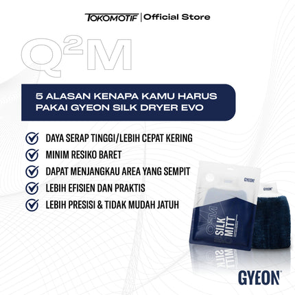 Gyeon Q2M Silk Mitt Evo - Sarung Tangan Microfiber