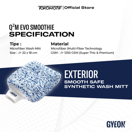 Gyeon Q2M Smoothie - Sarung Tangan Cuci Mobil