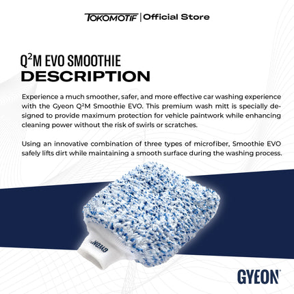 Gyeon Q2M Smoothie - Sarung Tangan Cuci Mobil