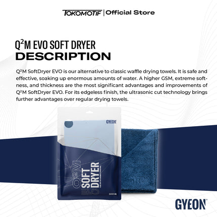Gyeon Q2M Soft Dryer Evo 60x80 cm - Microfiber