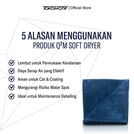 Gyeon Q2M Soft Dryer Evo 60x80 cm - Microfiber