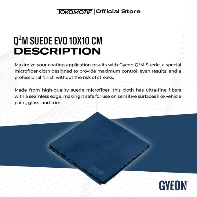 Gyeon Q2M Suede 10x10 cm - Microfiber Coating