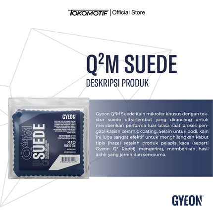 Gyeon Q2M Suede 10x10 cm - Microfiber Coating