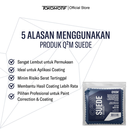 Gyeon Q2M Suede 10x10 cm - Microfiber Coating