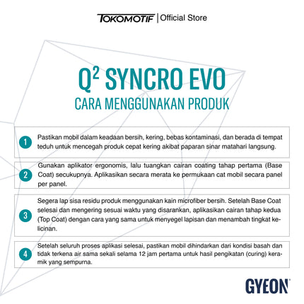 Gyeon Q2 Syncro Evo 50 ml - Coating