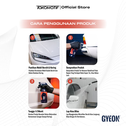 Gyeon Q2M Tar Redefined 500-1000 ml - Cairan Pembersih Aspal