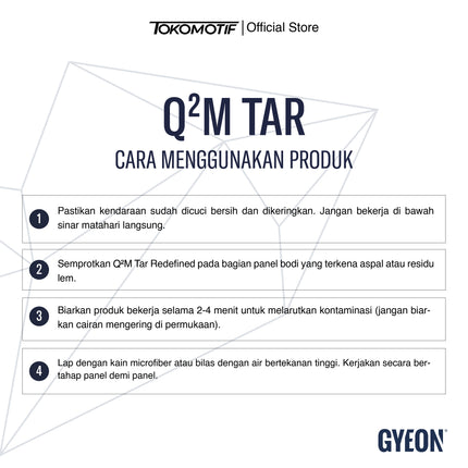 Gyeon Q2M Tar Redefined 500-1000 ml - Cairan Pembersih Aspal