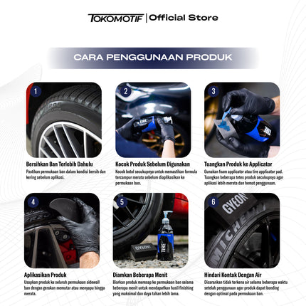 Gyeon Q2 Tire 500 ml - Semir Ban