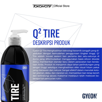 Gyeon Q2 Tire 500 ml - Semir Ban