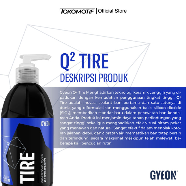 Gyeon Q2 Tire 500 ml - Semir Ban
