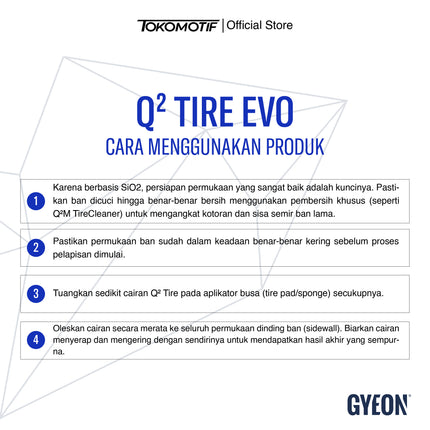 Gyeon Q2 Tire 500 ml - Semir Ban